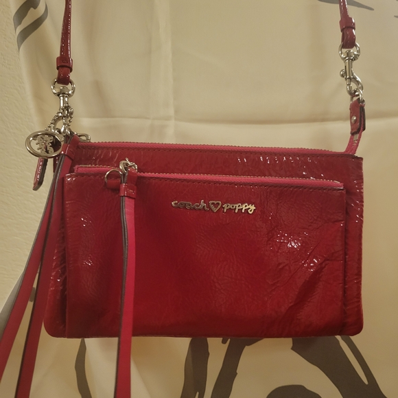 Coach Poppy Red Women's Bag.New. Never Used. - Picture 7 of 9